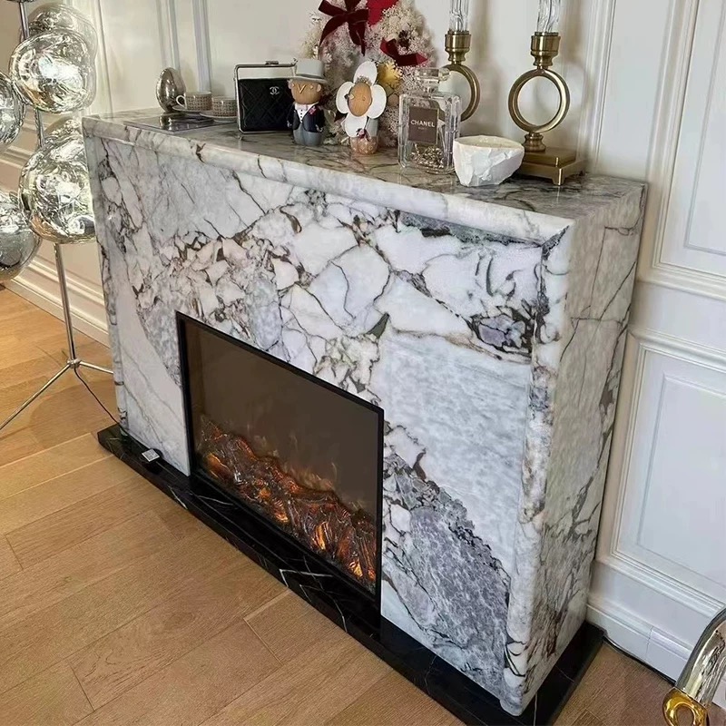 Luxury Stone Fireplace