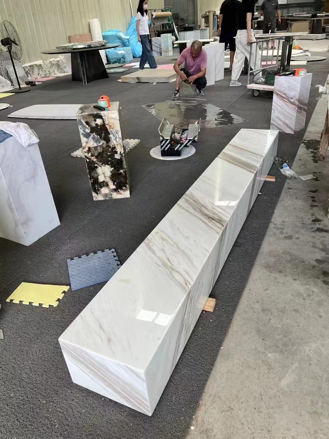 Marble TV Stand