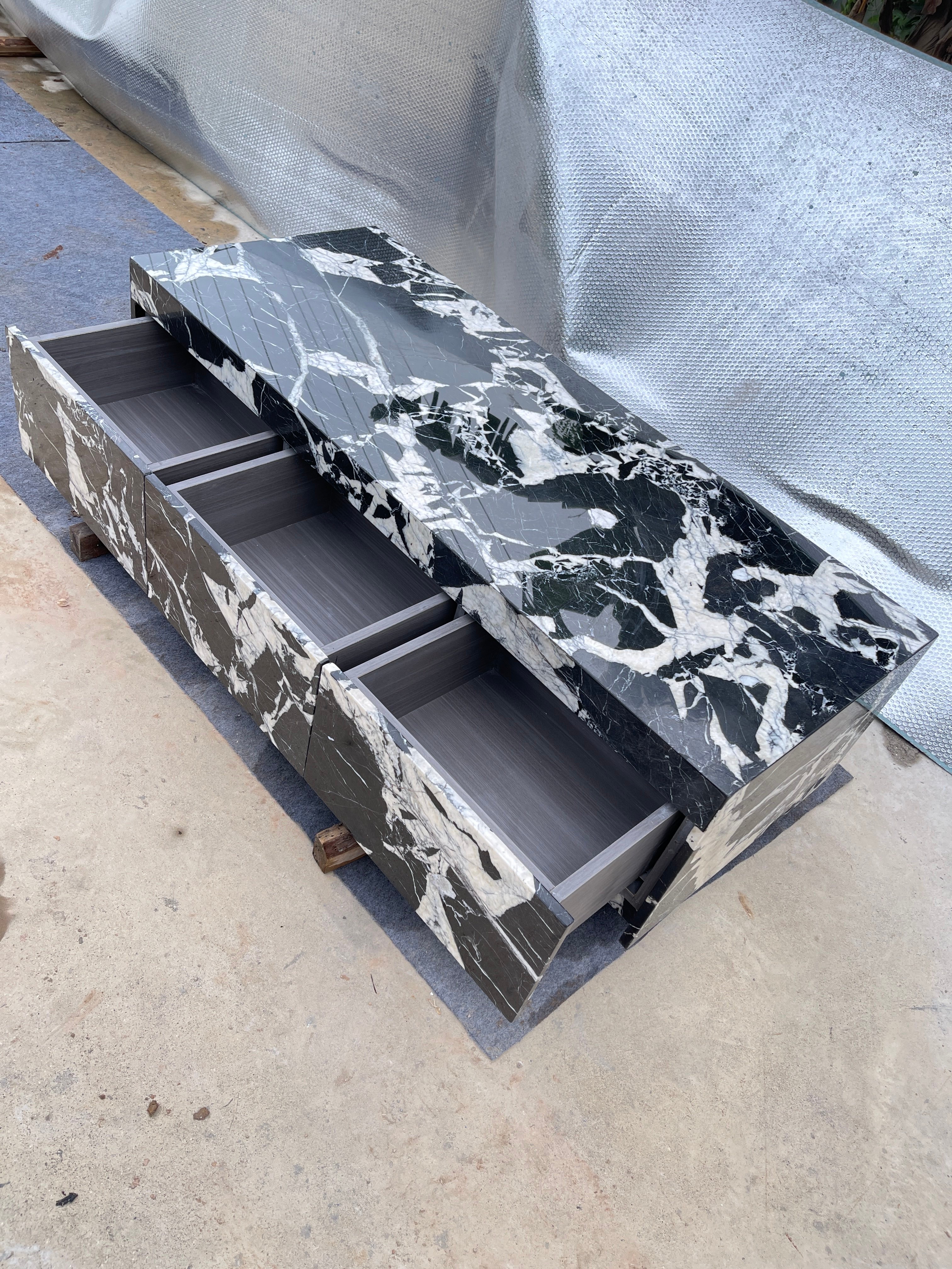 Marble TV Stand